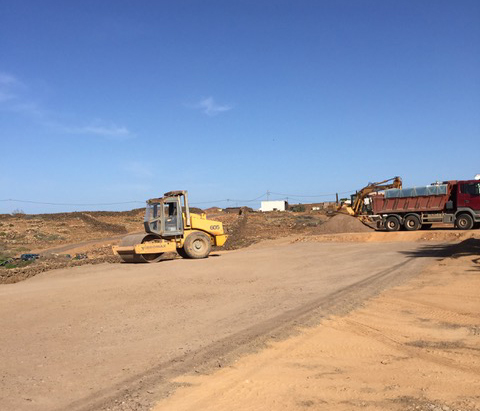 On aplanit le terrain