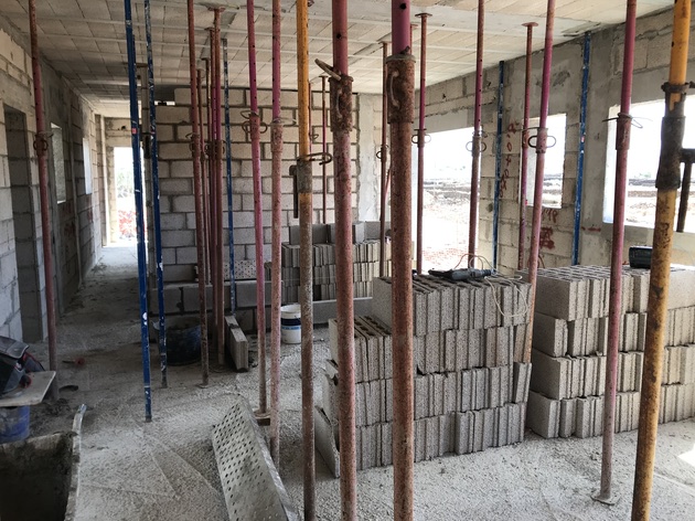 Maintenant, c&rsquo;est aux cloisons de prendre forme…